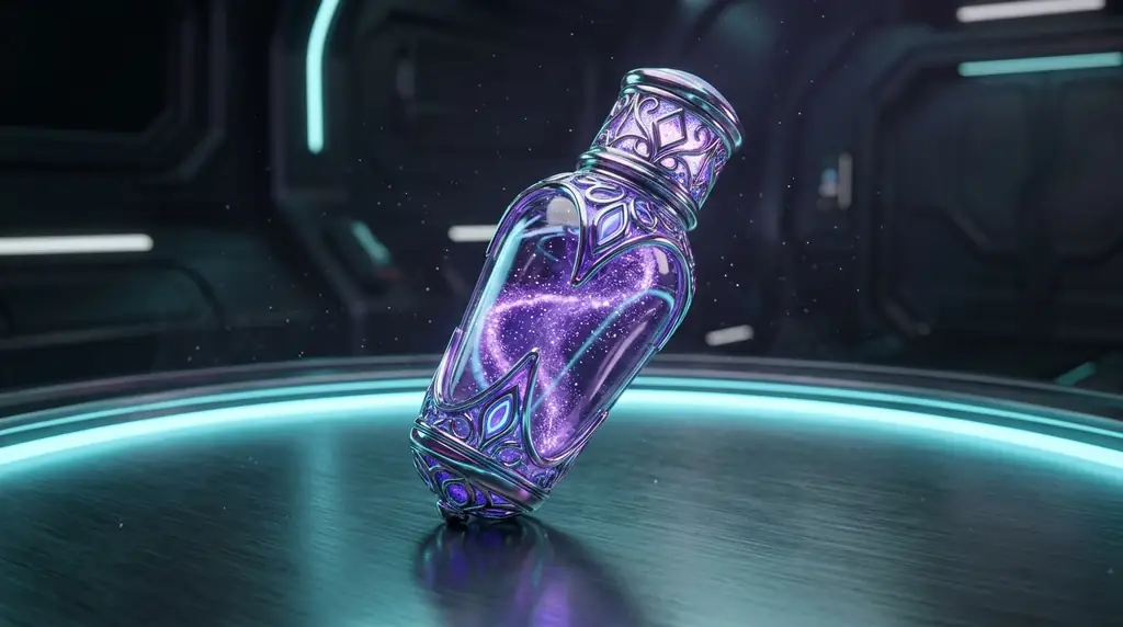 Astral Dust Vial Glowing